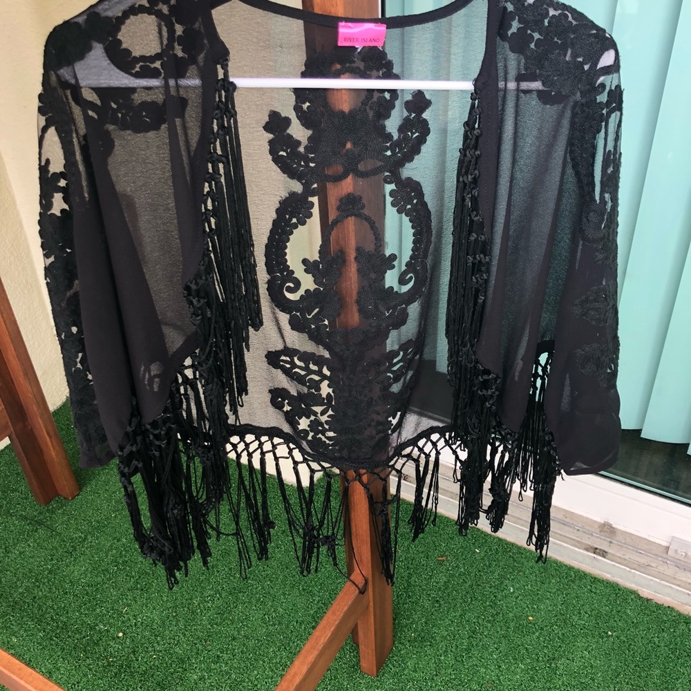 Black Lace Festival Kimono